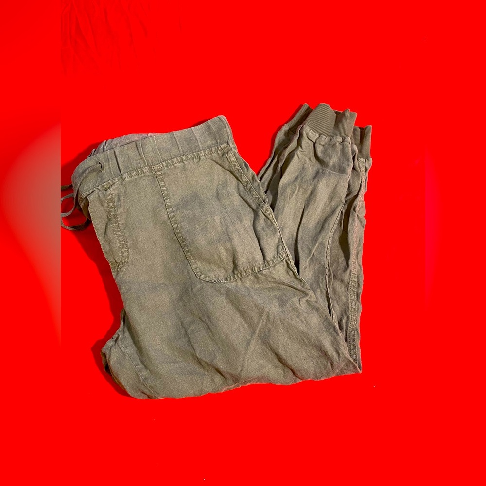 CASLON Linen Joggers Women’s Medium